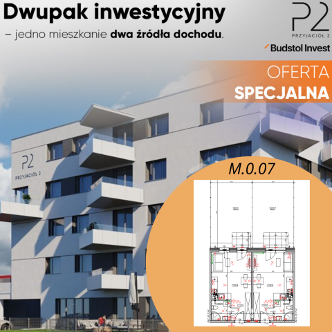 Rzut mieszkania Przyjaciół 2 M.0.07