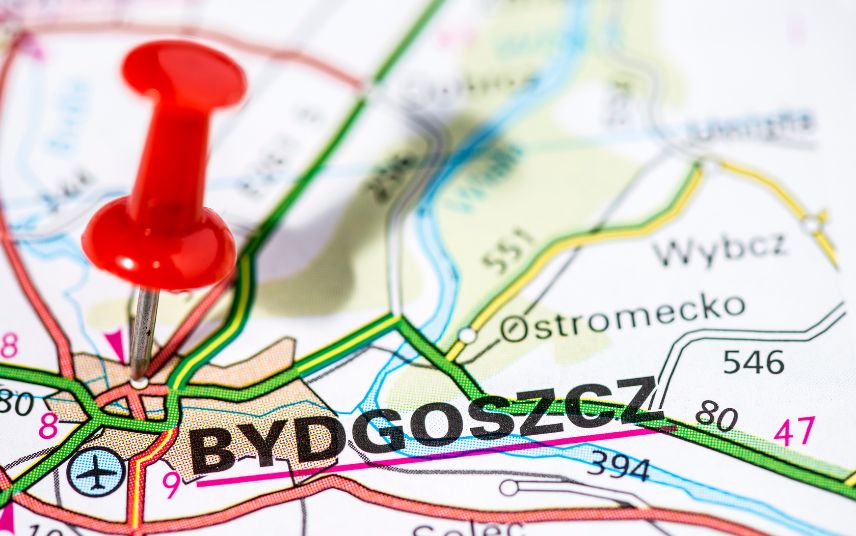 Mapa Bydgoszczy